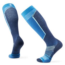 Smartwool Ski Targeted Cushion Extra Stretch OTC Sock in Laguna Blue